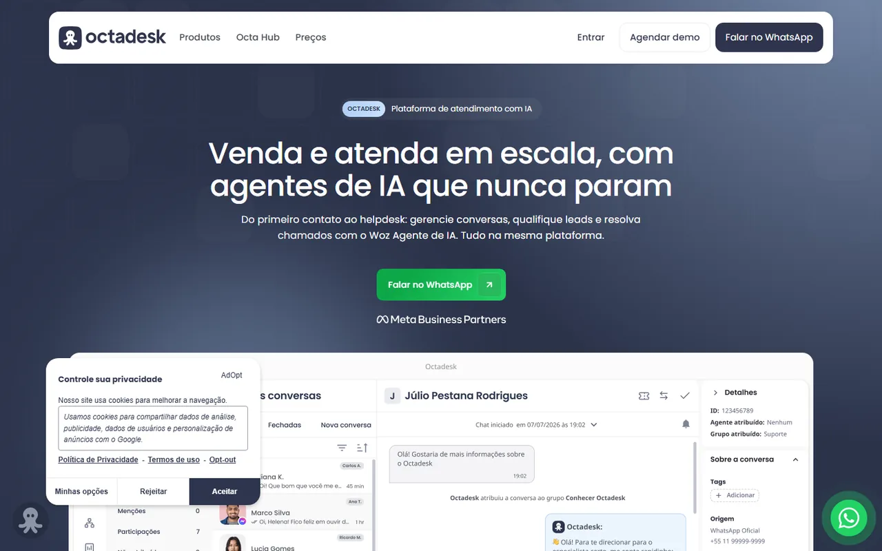 Octadesk — Chatbot